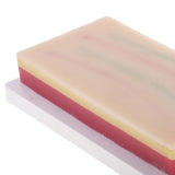 Maxbell 2 Sets Human Skin Wound Suture Pad Model Suturing Repeated Practice Kits