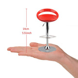 Maxbell 3x1/6 Scale Round Swivel Chair Pub Bar Stool for 12'' Action Figures Red