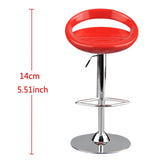 Maxbell 3x1/6 Scale Round Swivel Chair Pub Bar Stool for 12'' Action Figures Red