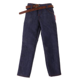20x1/6 Scale Male Classic Denim Jeans Pants for 12'' Action Figure Blue