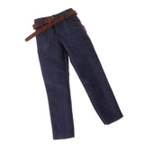 20x1/6 Scale Male Classic Denim Jeans Pants for 12'' Action Figure Blue