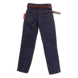 20x1/6 Scale Male Classic Denim Jeans Pants for 12'' Action Figure Blue