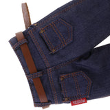 20x1/6 Scale Male Classic Denim Jeans Pants for 12'' Action Figure Blue