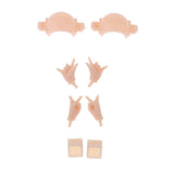 5xFlexible 20 Joints Nude Body & Hands Set for Middle Blythe Doll Costom Use