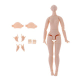 5xFlexible 20 Joints Nude Body & Hands Set for Middle Blythe Doll Costom Use