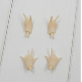 5xFlexible 20 Joints Nude Body & Hands Set for Middle Blythe Doll Costom Use