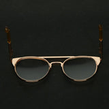 Cat Eye Metal Frame Sunglasses for Blythe Doll Clear Lens