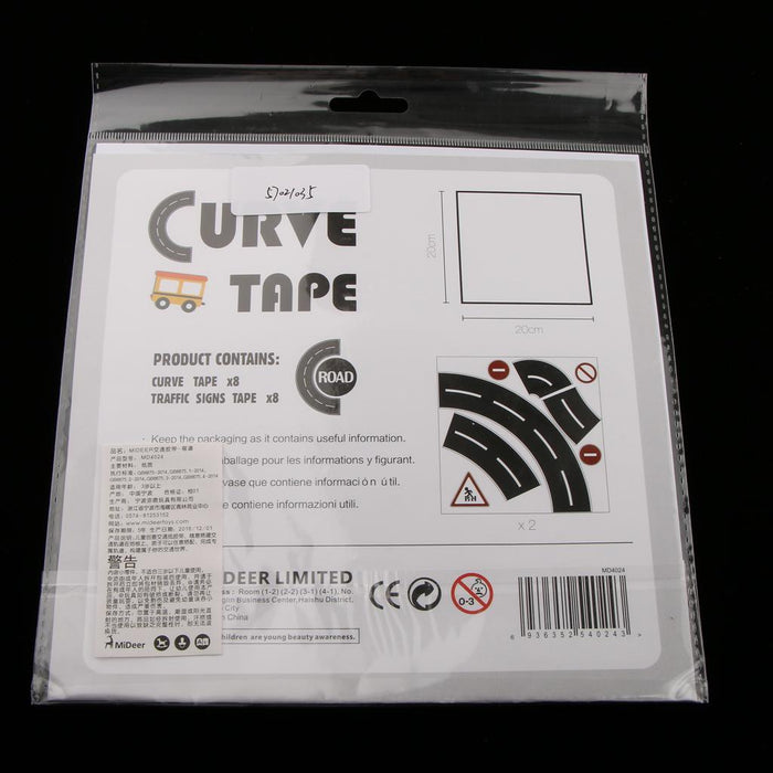 Maxbell Curve Road Play Adhesive Tape Stickers For Children Toys Car Track Removable - Aladdin Shoppers