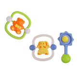 Maxbell Maxbell 3pcs Baby Infant Handbell Rattle Cartoon Bear Animal Hand Shaking Bell Development Bed Stroller Sound Toys Gifts