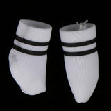 3x1/6 Scale White Cheerleading Uniform and Shoes for 12'' Action Figure