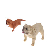 Maxbell Maxbell Simulation Wildlife Animal Model Bulldog Dog Pet Action Figures Kid Educational Toy Home Collectibles Decoration B