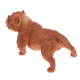 Maxbell Maxbell Simulation Wildlife Animal Model Bulldog Dog Pet Action Figures Kid Educational Toy Home Collectibles Decoration B