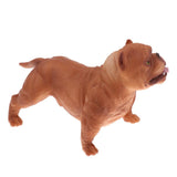 Maxbell Maxbell Simulation Wildlife Animal Model Bulldog Dog Pet Action Figures Kid Educational Toy Home Collectibles Decoration B