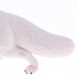 Maxbell Maxbell Lifelike Simulation Widlife White Fox Animals Model Figurine Kids Action Figure Science Nature Toys Home Decoration