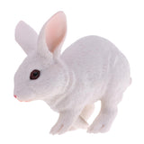 Maxbell Maxbell Lifelike Simulation Farm Zoo Rabbit Pet Animals Model Figurine Kids Figure Science Nature Toys Home Decoration