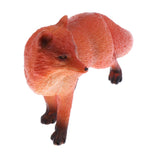 Maxbell Maxbell Simulation Wildlife Forest Animal Model Red Fox Action Figures Toys Kid Educational Toy Home Collectibles Decoration