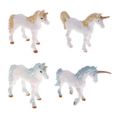 Maxbell Maxbell Lifelike Simulation White Horse Animals Model Figurine Kids Action Figure Science Nature Toys Home Decoration Props C