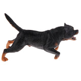 Maxbell Maxbell Simulation Wildlife Animal Model Rottweiler Dog Pet Action Figures Kid Educational Toy Home Collectibles Decoration