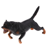 Maxbell Maxbell Simulation Wildlife Animal Model Rottweiler Dog Pet Action Figures Kid Educational Toy Home Collectibles Decoration