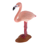 Maxbell Maxbell Simulation Wildlife Jungle Flamingo Bird Animal Model Action Figures Toys Kid Educational Toy Home Office Collectibles Decoration - C