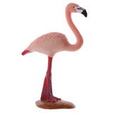 Maxbell Maxbell Simulation Wildlife Jungle Flamingo Bird Animal Model Action Figures Toys Kid Educational Toy Home Office Collectibles Decoration - C