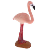 Maxbell Maxbell Simulation Wildlife Jungle Flamingo Bird Animal Model Action Figures Toys Kid Educational Toy Home Office Collectibles Decoration - C