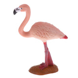 Maxbell Maxbell Simulation Wildlife Jungle Flamingo Bird Animal Model Action Figures Toys Kid Educational Toy Home Office Collectibles Decoration - C