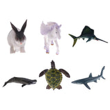 Maxbell Maxbell Realistic Plastic Animal Model Figure Rabbit Model Figurine Kids Toy Both Indoor/Outdoor Play Home Office Decoration Birthday Gift