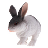 Maxbell Maxbell Realistic Plastic Animal Model Figure Rabbit Model Figurine Kids Toy Both Indoor/Outdoor Play Home Office Decoration Birthday Gift