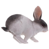 Maxbell Maxbell Realistic Plastic Animal Model Figure Rabbit Model Figurine Kids Toy Both Indoor/Outdoor Play Home Office Decoration Birthday Gift