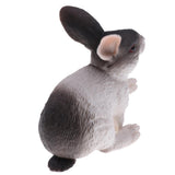 Maxbell Maxbell Realistic Plastic Animal Model Figure Rabbit Model Figurine Kids Toy Both Indoor/Outdoor Play Home Office Decoration Birthday Gift