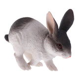 Maxbell Maxbell Realistic Plastic Animal Model Figure Rabbit Model Figurine Kids Toy Both Indoor/Outdoor Play Home Office Decoration Birthday Gift