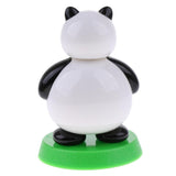 Maxbell Maxbell Novel Solar Power Noding Panda Animal Doll Model Car Home Decoration Kids Suncatcher Toys Gifts Educational