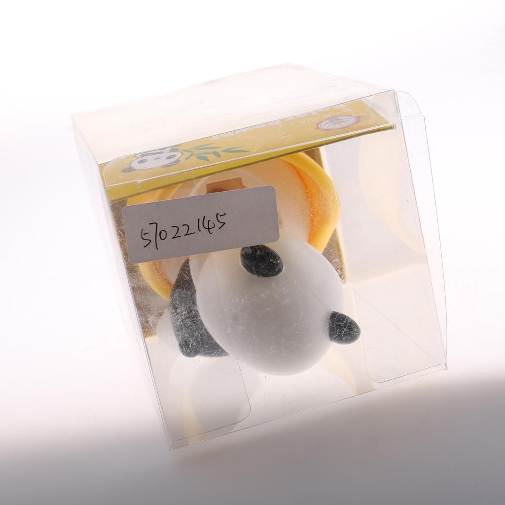 Maxbell Maxbell Solar Powered Toys Noding Head Figurine Model Home Car Ornament Panda Yellow