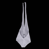 9x1/6 Halter Romper Jumpsuit Bikini for 12'' Female Action Figure Body White