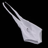 9x1/6 Halter Romper Jumpsuit Bikini for 12'' Female Action Figure Body White