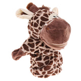 Maxbell Kids Hand Puppet Toy Giraffe & Wolf with Working Mouth for Imaginative Play