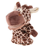 Maxbell Kids Hand Puppet Toy Giraffe & Wolf with Working Mouth for Imaginative Play