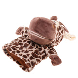 Maxbell Kids Hand Puppet Toy Giraffe & Wolf with Working Mouth for Imaginative Play