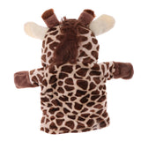 Maxbell Kids Hand Puppet Toy Giraffe & Wolf with Working Mouth for Imaginative Play