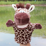 Maxbell Kids Hand Puppet Toy Giraffe & Wolf with Working Mouth for Imaginative Play