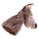 Maxbell Kids Hand Puppet Toy Giraffe & Wolf with Working Mouth for Imaginative Play