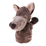 Maxbell Kids Hand Puppet Toy Giraffe & Wolf with Working Mouth for Imaginative Play