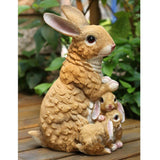 Maxbell Simulation Animal Model Resin Rabbits Statue Animal Model Home Office Garden Patio Sculpture Ornaments Collectibles - Aladdin Shoppers