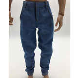 Maxbell 1/6 Mans Turtleneck Sweater Jeans Trousers for 12 Inch Action Male Figures