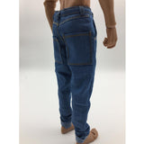 Maxbell 1/6 Mans Turtleneck Sweater Jeans Trousers for 12 Inch Action Male Figures