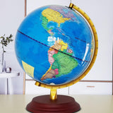 Maxbell Maxbell Retro Style Geographical World Globe Map Lights Lamp Toy Educational Blue