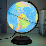 Maxbell Maxbell Retro Style Geographical World Globe Map Lights Lamp Toy Educational Blue