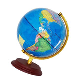 Maxbell Maxbell Retro Style Geographical World Globe Map Lights Lamp Toy Educational Blue