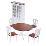 Maxbell 1/12 Dollhouse Kitchen Furniture Table Chair Cupboard Set & Vacuum Cleaner